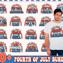 fourth of july matching family shirt png bundle, most likely to 4th of july png bundle, 4th of july gift shirt png, digi