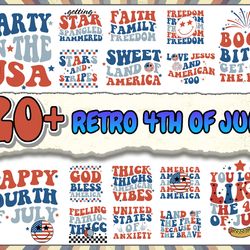 retro 4th of july svg png, america png, 4th of july png, usa png, patriotic png, varsity png, fourth of july png, sublim
