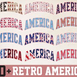 america 4th of july png bundle, usa png, retro america png, american patriotic png, fourth of july t shirt design, subli