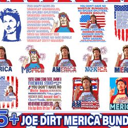 funny joe dirt america svg png bundle, funny 4th of july svg, funny movie fourth of july svg, patriotic png, instant dow