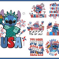 blue character cartoon 4th of july png bundle, snack and freedom png, funny kid shirt png, american png, fourth of july