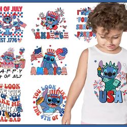 4th of july blue character png bundle, funny cartoon png, fourth of july sublimation, american freedom png, usa cartoon