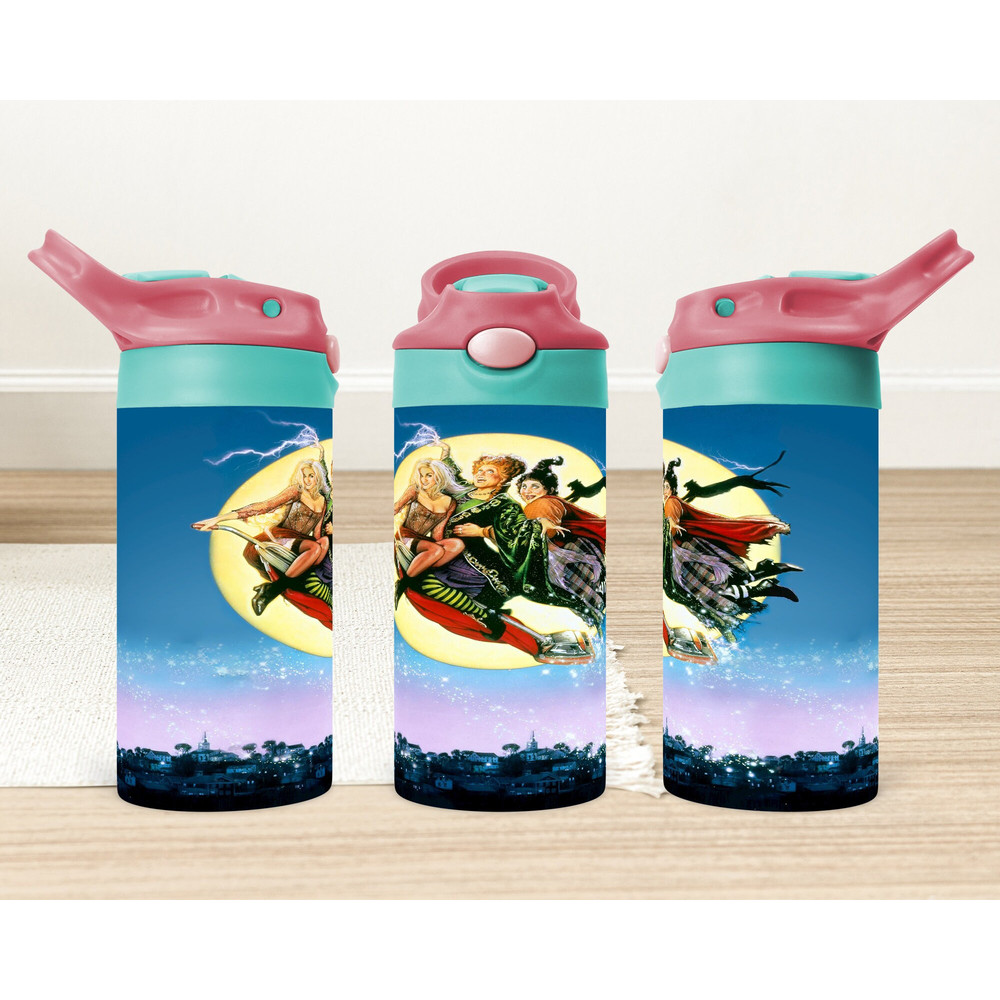 Hocus Pocus Tumbler Wrap Design, 12oz Skinny Hocus Pocus Stickers Tumbler Sublimation Png, Hair, witches, Flip Top Tumbler Digital Download.jpg