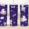 Unicorn 20oz Tumbler Design Png, Unicorn Rainbow 20oz skinny tumbler Kids tumbler Png File, Horse Tumbler Wrap, Digital Download.jpg