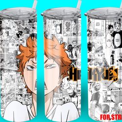 straight anime demon journey tumbler, colorful tumbler, colorful skinny tumbler