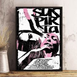 suspiria poster, enigmatic enchantments poster, movie poster, film poster, wall art, wall decor, prints, home decor