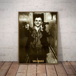 taxi driver poster, ride of shadows poster, movie poster, film poster, wall art, wall decor, prints, home decor