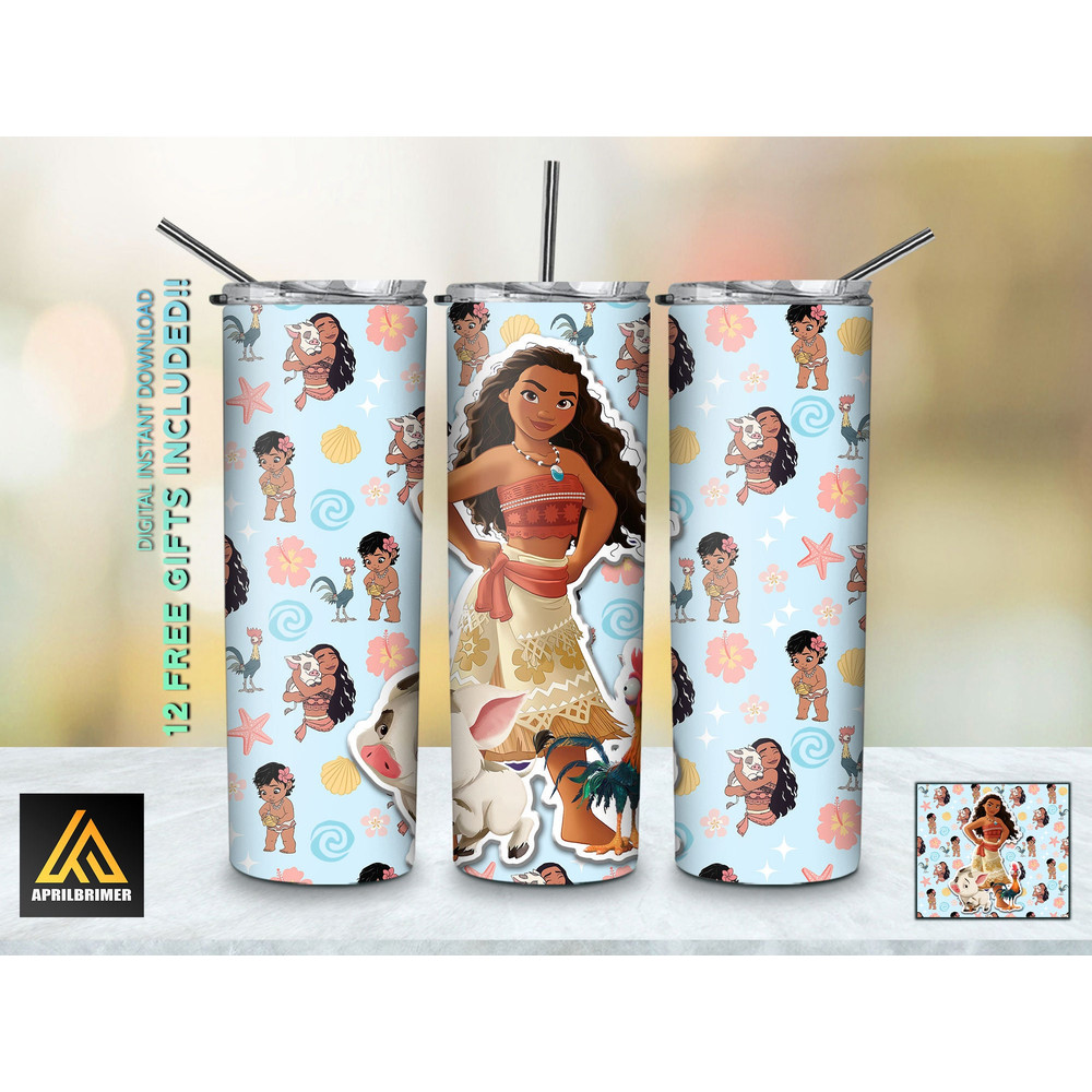 Eternally Enchanting Disney Princesses Tumbler, Disney Princesses Skinny Tumbler, Cartoon Characters Skinny Tumbler.jpg