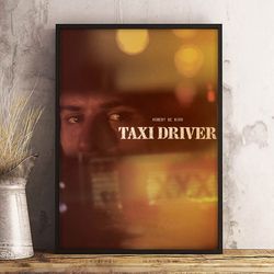 taxi driver poster, curbside confessions poster, movie poster, film poster, wall art, wall decor, prints, home decor