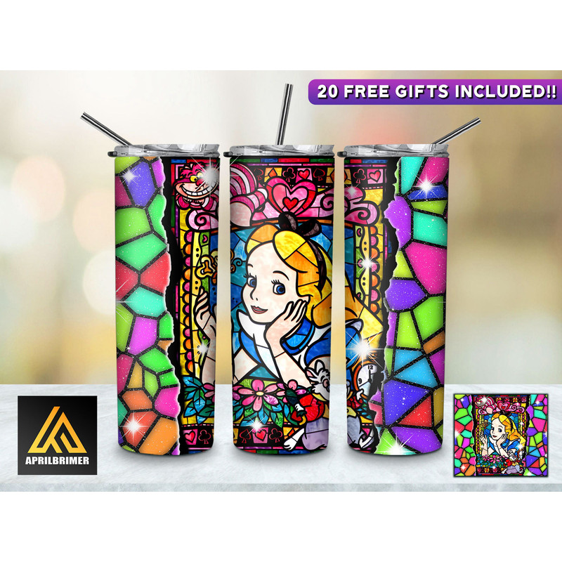 Legends Unleashed Disney Princesses Tumbler, Disney Princesses Skinny Tumbler, Cartoon Characters Skinny Tumbler.jpg