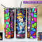 Majestic Adornments Disney Princesses Tumbler, Disney Princesses Skinny Tumbler, Cartoon Characters Skinny Tumbler.jpg