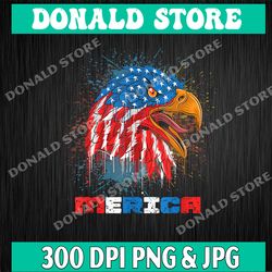 merica - patriotic american eagle - 4th of july png, png high quality, png, digital download
