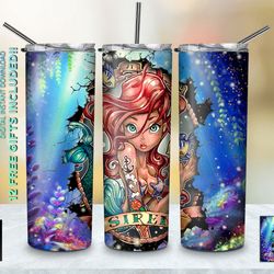 whimsical adventures tumbler, disney princesses skinny tumbler, cartoon characters skinny tumbler