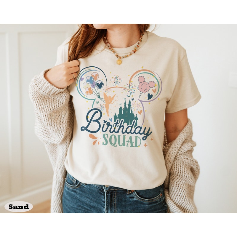 Disney Birthday Squad Shirt, Disney Birthday Shirt, Custom Disney Family Tee, Disney Birthday Boy, Disney Birthday Girl, Disney Group Shirts - 2.jpg