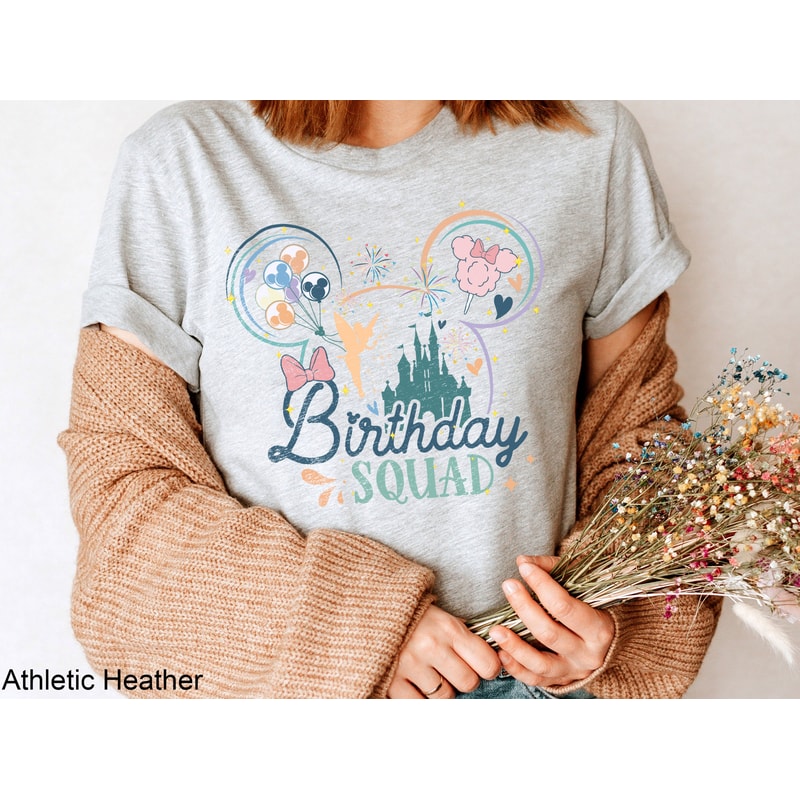 Disney Birthday Squad Shirt, Disney Birthday Shirt, Custom Disney Family Tee, Disney Birthday Boy, Disney Birthday Girl, Disney Group Shirts - 3.jpg