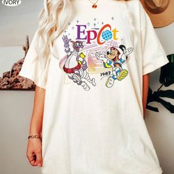 disney epcot center 1982 shirt, mickey and friends s