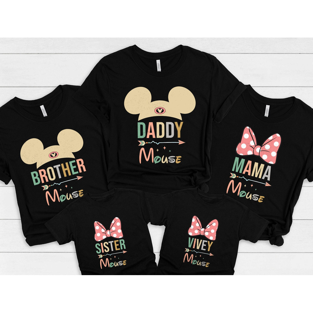 Disney Family Trip Shirt, Custom Disney Shirts, Disney Matching Family Shirt, Daddy Mouse, Mommy Mouse, Disney Family, Custom Family Shirt - 1.jpg