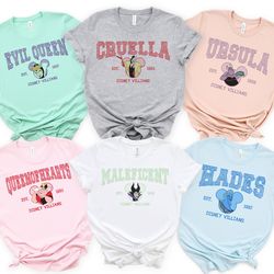 disney villain, maleficent evil queen shirt, family