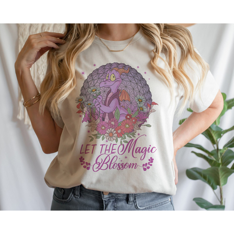 Let The Magic Blossom Disney Shirt, Vintage Epcot Flower And Garden Festival Shirt, Floral Epcot Shirt, Disney Epcot Tee, Disney World Shirt - 1.jpg