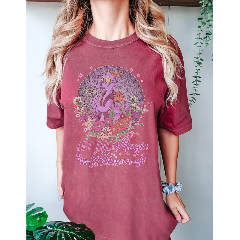 Let The Magic Blossom Disney Shirt, Vintage Epcot Flower And Garden Festival Shirt, Floral Epcot Shirt, Disney Epcot Tee, Disney World Shirt - 2.jpg