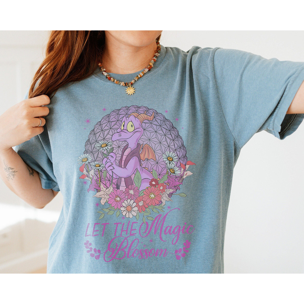 Let The Magic Blossom Disney Shirt, Vintage Epcot Flower And Garden Festival Shirt, Floral Epcot Shirt, Disney Epcot Tee, Disney World Shirt - 4.jpg