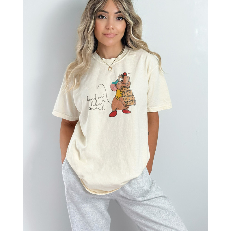 Lookin' Like A Snack Gus-Gus Shirt, Disney Cindrella Shirt, Disney Snacks, Disneyland Trip Shirt, Disney Family Shirt, Disneyland, Cindrella - 1.jpg