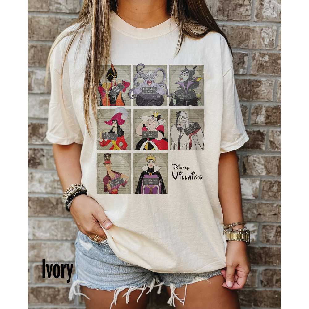 Retro 90s Disney Villains Shirt Shirt, Funny Villains Comfort Colors Shirt, Family Villain Shirt, Bad Witches Club Tee, Disneyland Shirt - 2.jpg