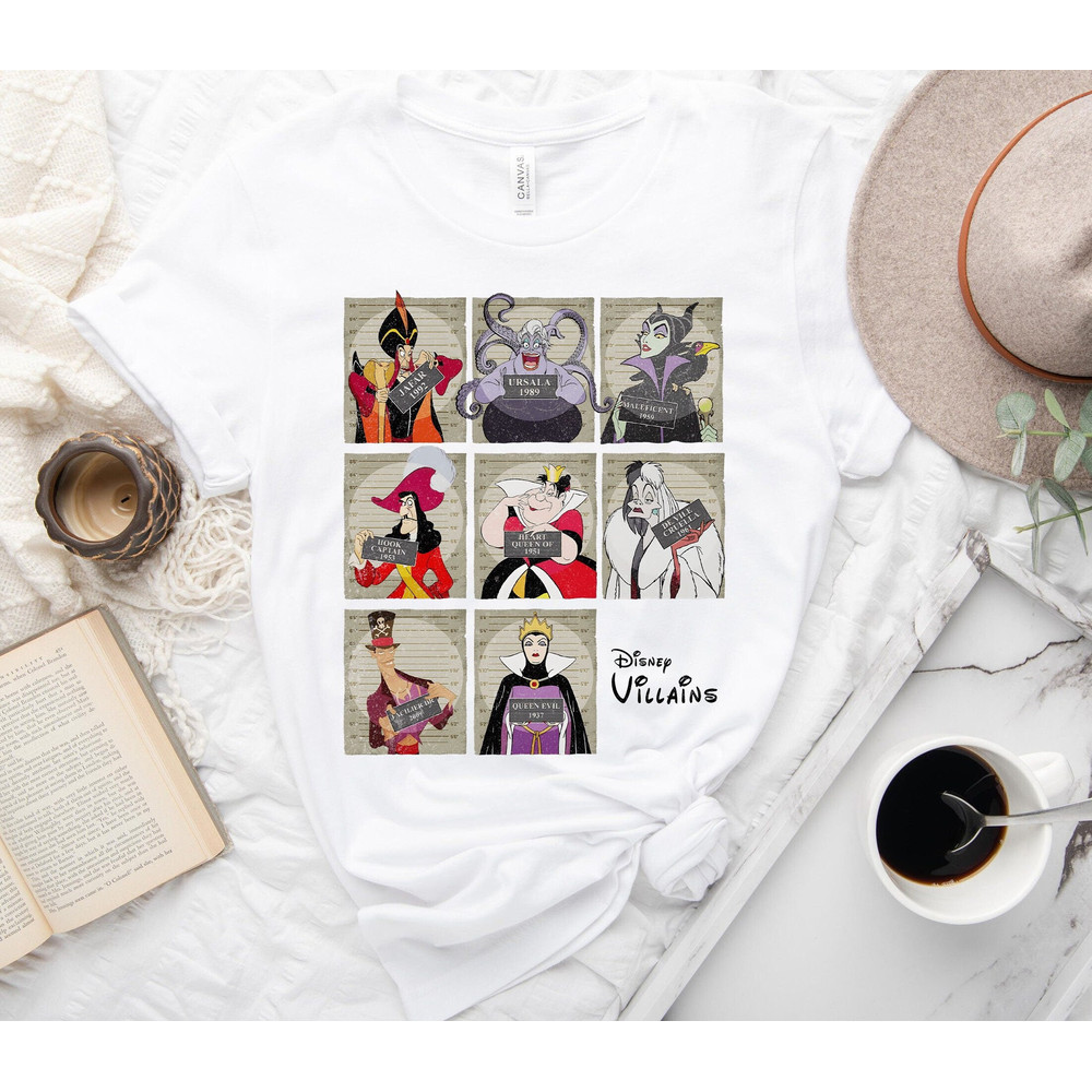 Retro 90s Disney Villains Shirt Shirt, Funny Villains Comfort Colors Shirt, Family Villain Shirt, Bad Witches Club Tee, Disneyland Shirt - 3.jpg