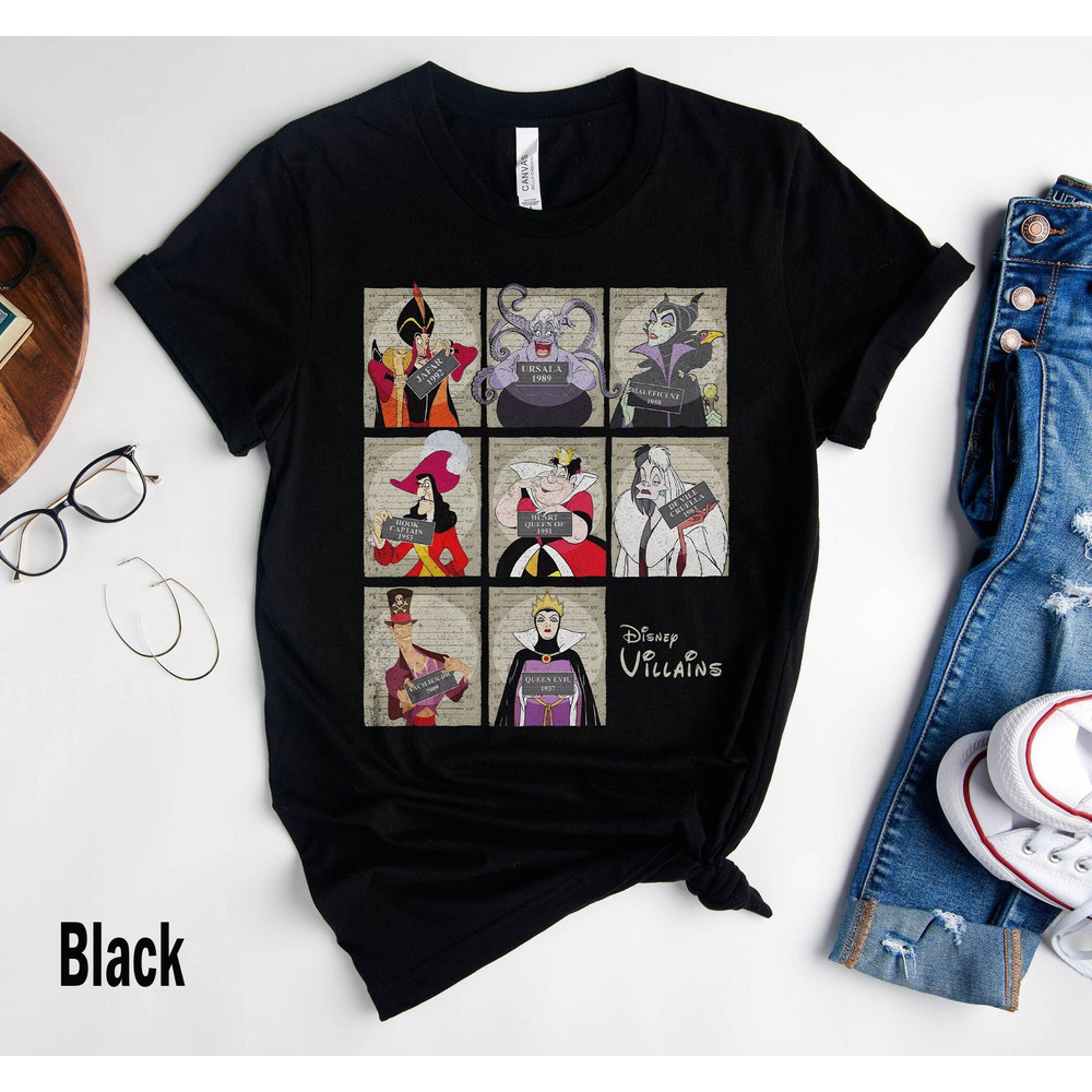 Retro 90s Disney Villains Shirt Shirt, Funny Villains Comfort Colors Shirt, Family Villain Shirt, Bad Witches Club Tee, Disneyland Shirt - 4.jpg