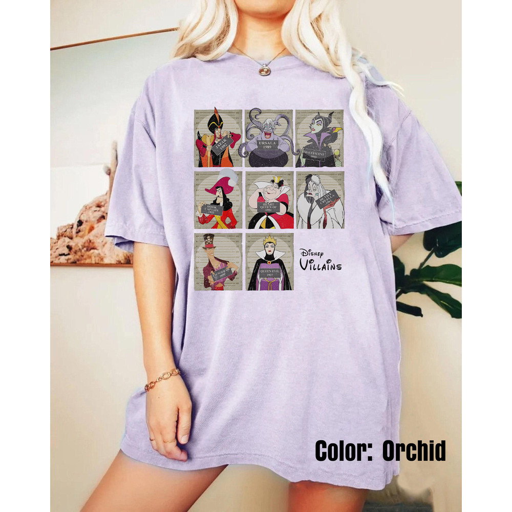 Retro 90s Disney Villains Shirt Shirt, Funny Villains Comfort Colors Shirt, Family Villain Shirt, Bad Witches Club Tee, Disneyland Shirt - 5.jpg
