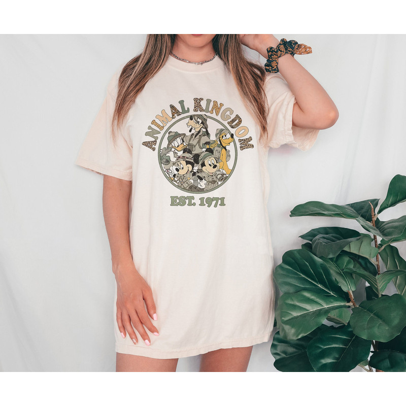 Retro Animal Kingdom Shirt, Disney Animal Kingdom Mickey and Friends Comfort Colors, Disney Wild, Mickey Safari Shirt, Disney Safari Trip - 2.jpg