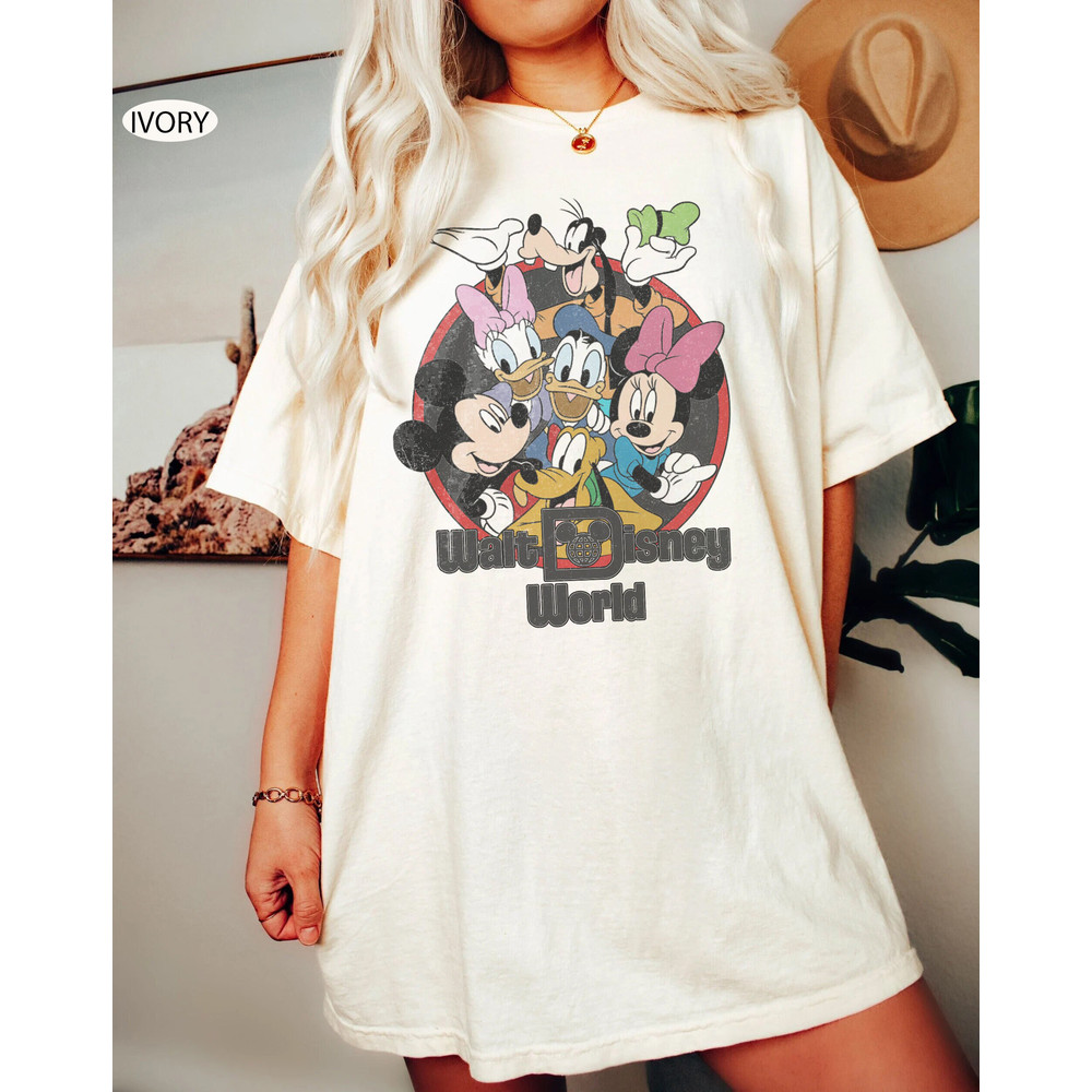 Retro Disneyworld Comfort Colors Shirt, Walt Disney World Shirt, Disney World Shirt, Disney Trip Shirt, Disneyland Shirt, Disney Family Tee - 2.jpg
