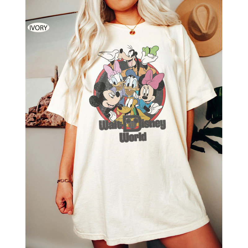 Retro Disneyworld Comfort Colors Shirt, Walt Disney World Shirt, Disney World Shirt, Disney Trip Shirt, Disneyland Shirt, Disney Family Tee - 2.jpg