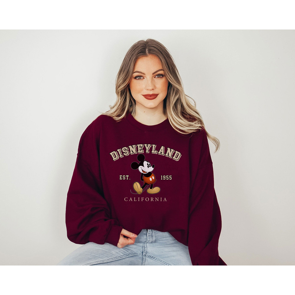 Vintage Disneyland 1955 Sweatshirt, Mickey Mouse Shirt, Minnie Mouse Shirt, Disney Kid Sweatshirt, Disney Trip Shirt, Disney Family Shirts - 4.jpg