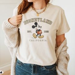 vintage disneyland est 1955 shirt, retro mickey mous