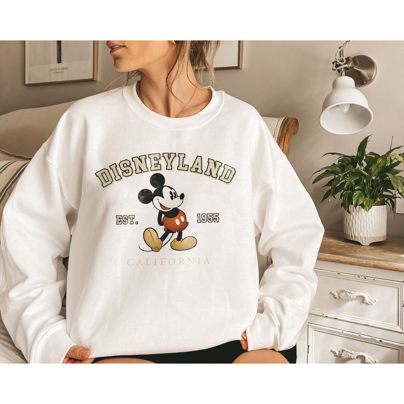 Vintage Disneyland 1955 Sweatshirt, Mickey Mouse Shirt, Minnie Mouse Shirt, Disney Kid Sweatshirt, Disney Trip Shirt, Disney Family Shirts - 5.jpg
