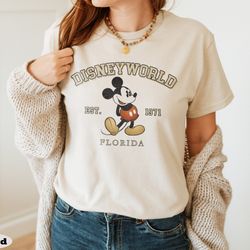 vintage disneyworld est 1971 shirt, retro mickey mou