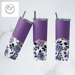 flower tumbler, flower skinny tumbler, aestheticfloral tumbler, flower wonderland tumbler