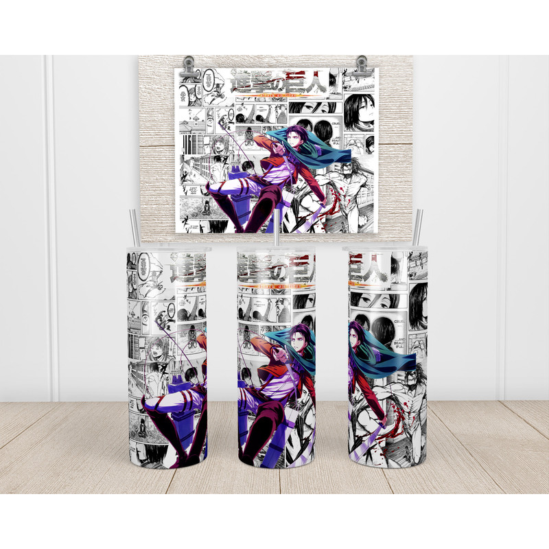 Anime Tumbler,Anime Skinny tumbler,English Manga Tumbler,Anime and Martial Arts Tumbler.png