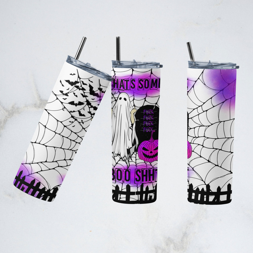 Halloween Tumbler Wrap, Halloween Skinny Tumbler Halloween Nightmares Tumbler.png