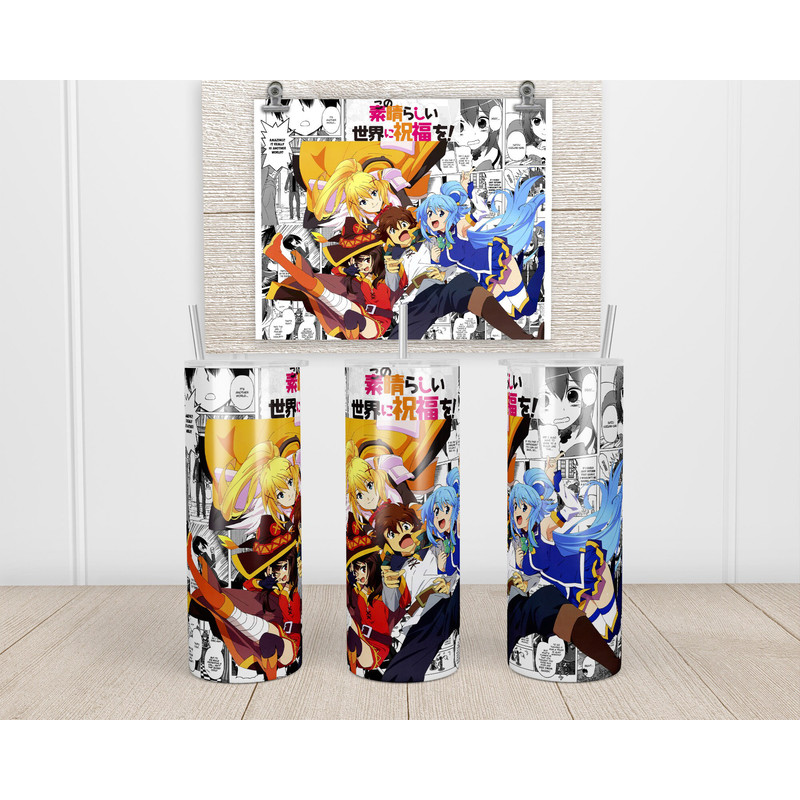 Anime Tumbler,Anime Skinny tumbler,English Manga Tumbler,Anime and Music in Emotional Scenes Tumbler.png