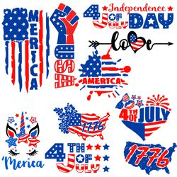 fourth of july bundle svg, 4th of july svg, independence day svg, american svg, patriotic svg, usa svg digital download