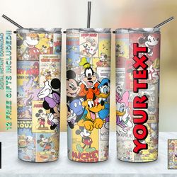 mickey mouse the timeless classic tumbler, mickey mouse skinny tumbler, cartoon characters skinny tumbler