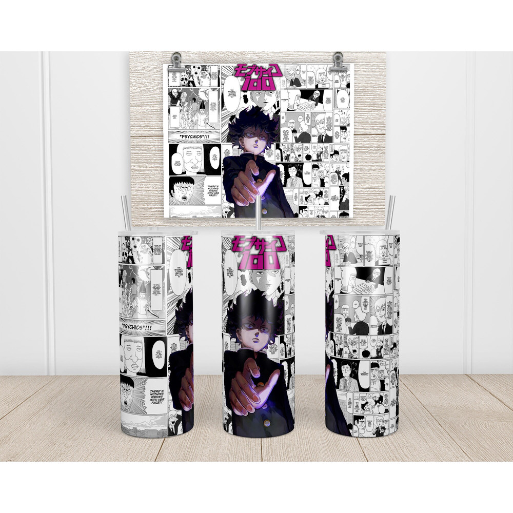 Anime Tumbler,Anime Skinny tumbler,English Manga Tumbler,Anime and Reality vs. Illusion Tumbler.png