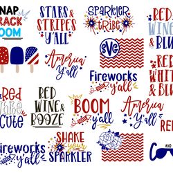 fourth of july bundle svg, 4th of july svg, independence day svg, american svg, patriotic svg, usa svg digital download