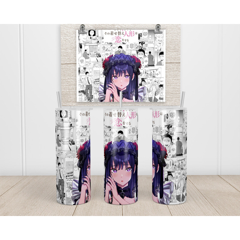 Anime Tumbler,Anime Skinny tumbler,English Manga Tumbler,Anime and Reflections on Morality Tumbler.png