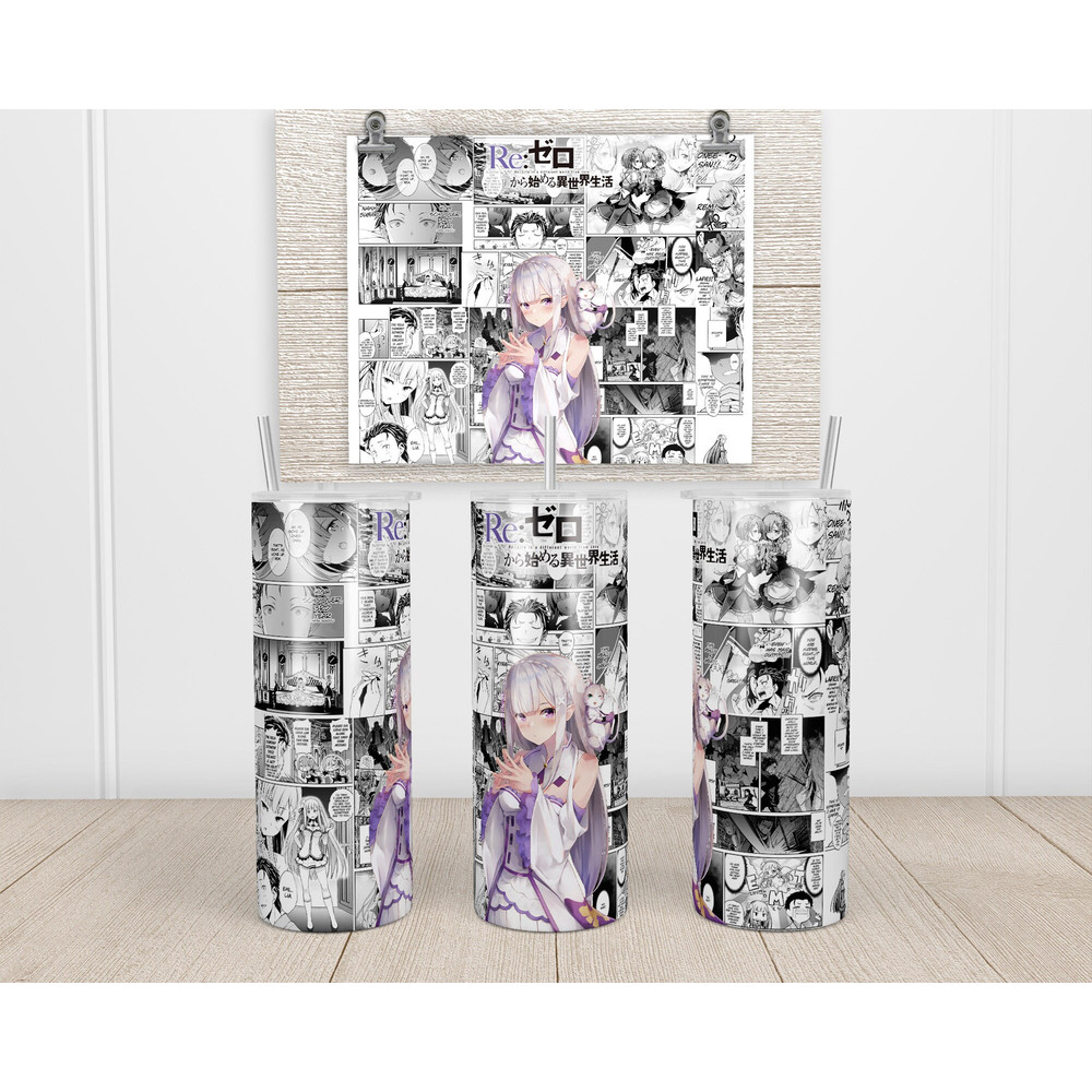 Anime Tumbler,Anime Skinny tumbler,English Manga Tumbler,Anime and Romantic Misunderstandings Tumbler.png