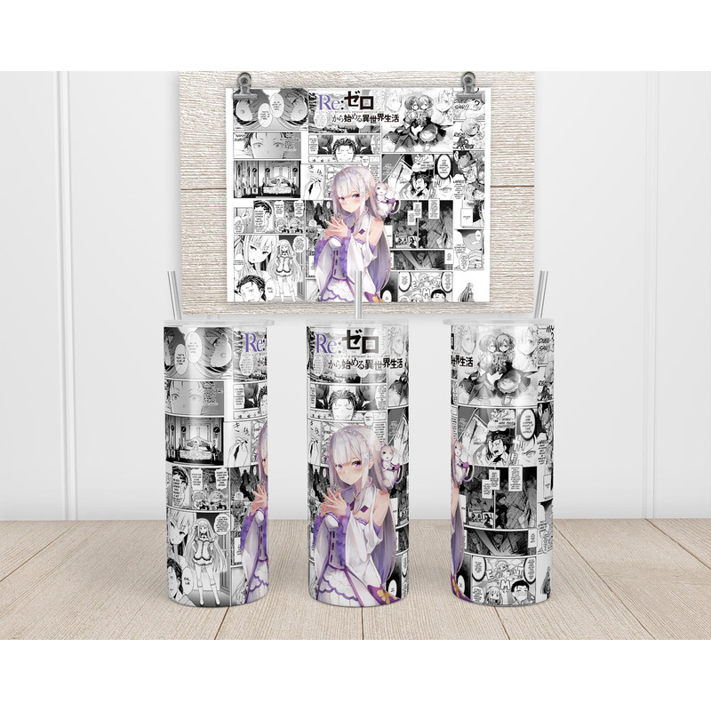 Anime Tumbler,Anime Skinny tumbler,English Manga Tumbler,Anime and Romantic Misunderstandings Tumbler.png