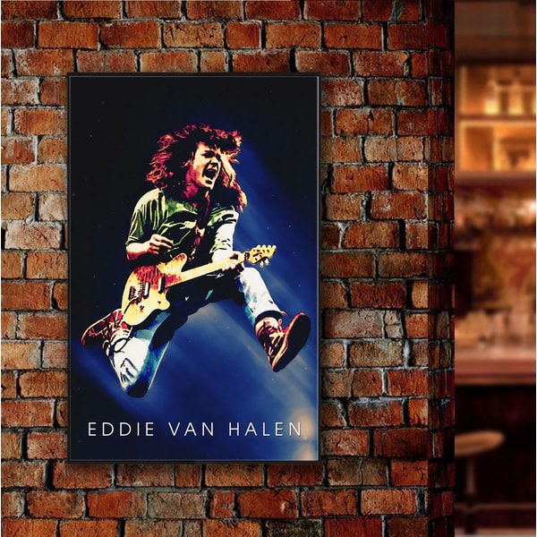Eddie Van Halen Poster, Remembering Eddie's Poster, Hard Roc - Inspire ...