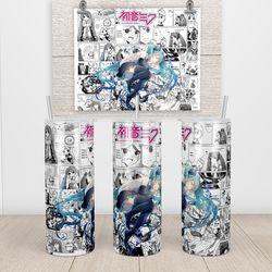 anime tumbler,anime skinny tumbler,english manga tumbler,anime and symbolic colors tumbler